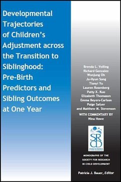 Developmental Trajectories of Children's Adjustment Across the Transition to Siblinghood