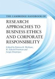 Cover Cambridge Handbook of Research Approaches to Business Ethics and Corporate Responsibility