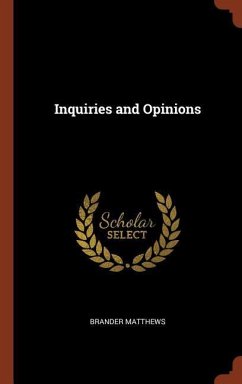 Inquiries and Opinions - Matthews, Brander