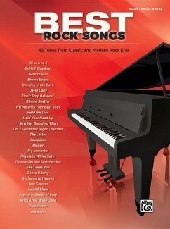 Best Rock Songs: 43 Tunes from Classic and Modern Rock Eras (Piano/Vocal/Guitar)