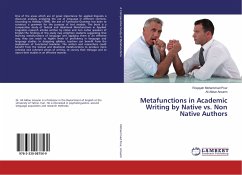 Metafunctions in Academic Writing by Native vs. Non Native Authors