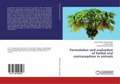 Formulation and evaluation of herbal oral contraceptives in animals