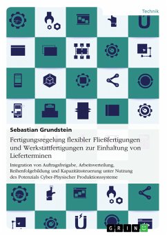 Fertigungsregelung flexibler Fließfertigungen und Werkstattfertigungen zur Einhaltung von Lieferterminen (eBook, PDF) - Grundstein, Sebastian