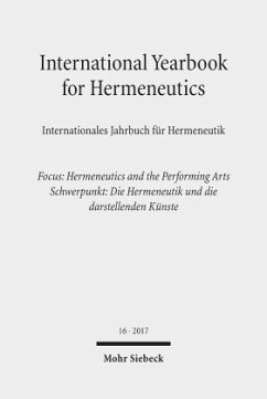 International Yearbook for Hermeneutics / Internationales Jahrbuch für Hermeneutik