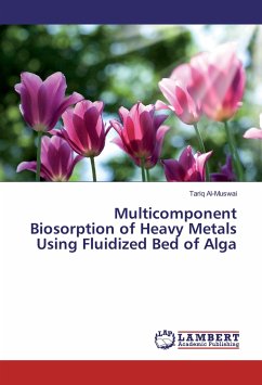 Multicomponent Biosorption of Heavy Metals Using Fluidized Bed of Alga