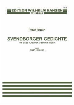Cover Svendborger Gedichte (Score)