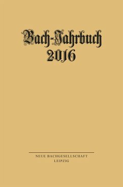 Bach-Jahrbuch 2016 (eBook, PDF) Cover Bach-Jahrbuch 2016 (eBook, PDF)