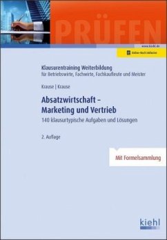 Absatzwirtschaft - Marketing und Vertrieb - Krause, Günter;Krause, Bärbel