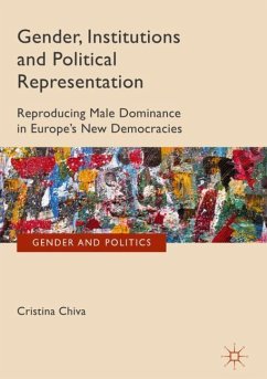 Gender, Institutions and Political Representation - Chiva, Cristina