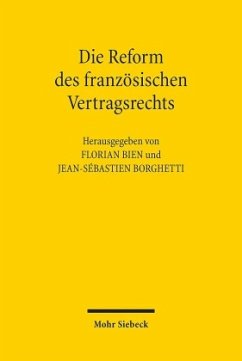 Cover Die Reform des französischen Vertragsrechts
