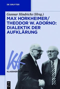 Max Horkheimer/Theodor W. Adorno: Dialektik der Aufklärung (eBook, PDF)