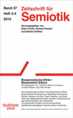 Cover Zeitschrift für Semiotik / Biosemiotische Ethik / Biosemiotic Ethics