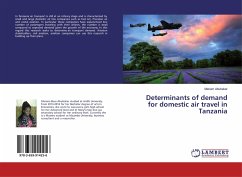Determinants of demand for domestic air travel in Tanzania