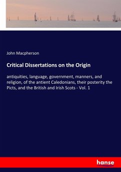Critical Dissertations on the Origin