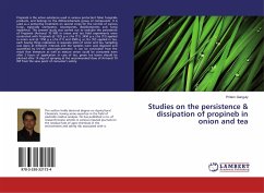 Studies on the persistence & dissipation of propineb in onion and tea - Ganguly, Pritam