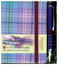 Romance Tartan Mini Notebook with Pen Scottish Traditions