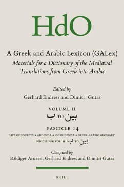 A Greek and Arabic Lexicon (Galex)