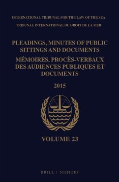 Pleadings, Minutes of Public Sittings and Documents / Mémoires, Procès-Verbaux Des Audiences Publiques Et Documents, Volume 23