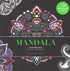 Mandala. Black premium. Colouring book antistress Mandala. Black premium. Colouring book antistress