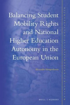 Balancing Student Mobility Rights and National Higher Education Autonomy in the European Union - Hoogenboom, Alexander