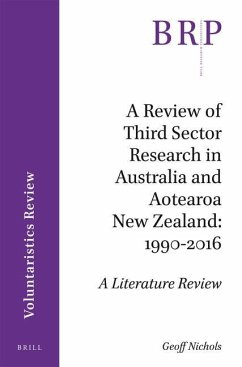 A Review of Third Sector Research in Australia and Aotearoa New Zealand: 1990-2016 - Onyx, Jenny; Nowland-Foreman, Garth