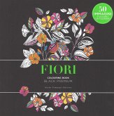 Fiori. Black premium. Colouring book antistress Fiori. Black premium. Colouring book antistress