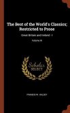 The Best of the World's Classics; Restricted to Prose: Great Britain and Ireland - I; Volume III