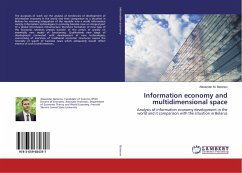 Information economy and multidimensional space