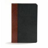 CSB Rainbow Study Bible, Black/Tan Leathertouch