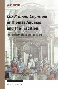 Ens Primum Cognitum in Thomas Aquinas and the Tradition - Kemple, Brian