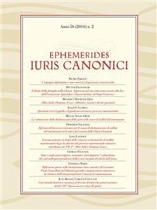 Ephemerides Iuris Canonici (eBook, ePUB) - Angel Ortiz, Miguel; Feliciani, Giorgio; Franceschi, Hector; Lacroce, Luigi; Llobell, Joaquin; Manuel Cabezas Cañavate, Juan; Marti, Federico; Ndubueze Ejeh, Benedict; Parolin, Pietro; Salachas, Dimitrios