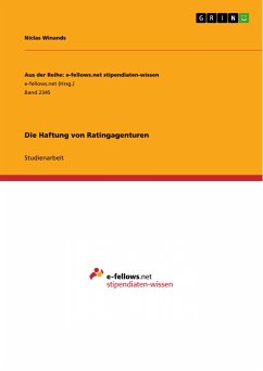 Die Haftung von Ratingagenturen (eBook, PDF) - Winands, Niclas