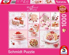 Schmidt 59576 - Puzzle, Rosa Tortenglück, Sweet Dreams, 1000 Teile