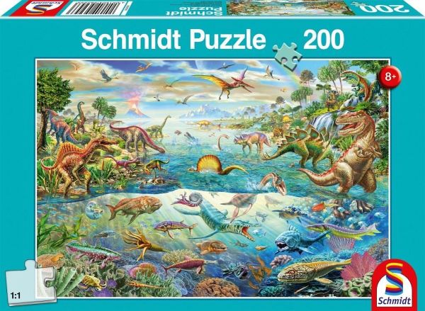 100 Teile Kinderpuzzle Puzzel Dino Ravensburger Puzzle Bei den Dinosauriern 