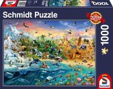 Schmidt 58324 - Die Welt der Tiere, Puzzle, 1000 Teile Schmidt 58324 - Die Welt der Tiere, Puzzle, 1000 Teile