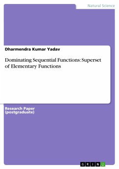 Dominating Sequential Functions: Superset of Elementary Functions - Yadav, Dharmendra Kumar