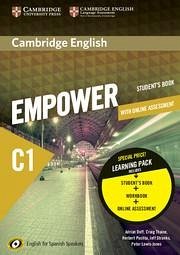 Cambridge English Empower for Spanish Speakers C1 Learning Pack (Student's Book with Online Assessment and Practice and Workbook) - Doff, Adrian; Thaine, Craig; Puchta, Herbert; Stranks, Jeff; Lewis-Jones, Peter