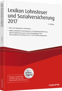 Cover Lexikon Lohnsteuer und Sozialversicherung 2017