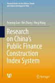 Research on China¿s Public Finance Construction Index System