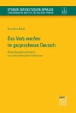 Das Verb 'machen' im gesprochenen Deutsch