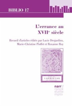 Cover L'errance au XVIIe siècle