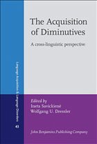 The Acquisition of Diminutives