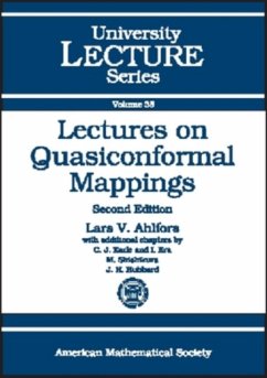 Lectures on Quasiconformal Mappings - Ahlfors, Lars V.