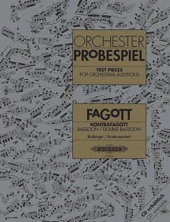Test Pieces for Orchestral Auditions -- Bassoon, Double Bassoon - Various