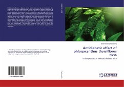 Antidiabetic effect of phlogacanthus thyrsiflorus nees