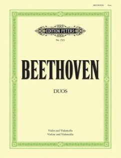 Cover 3 Duos (um 1800) -Bearbeitung für Violine und Violoncello- (Originalwerke für Klarinette und Fagott)