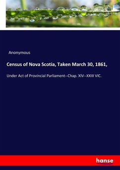 Census of Nova Scotia, Taken March 30, 1861,