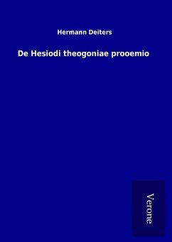 De Hesiodi theogoniae prooemio - Deiters, Hermann