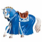 Bullyland 80769 - Figur, Turnierpferd, blau aus Kunststoff