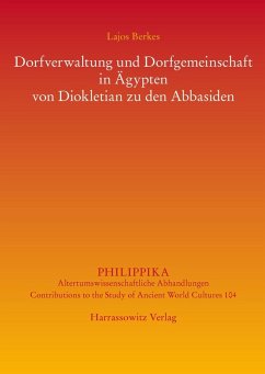 Cover Dorfverwaltung und Dorfgemeinschaft in Ägypten von Diokletian zu den Abbasiden (eBook, PDF)